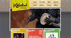 Desktop Screenshot of ketebulmusic.org